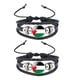 thumbnail image 1 of Jumpingount 2x de dijes personalizados para la bandera palestina idea de regalo de apoyo de la bandera de Palestina Ropa, zapatos y accesorios Miscelánea Negro, 1 of 6