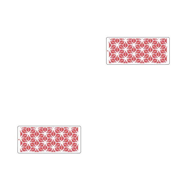 yingyy Party Cake Fondant Plastic Stencil Reusable Foldable Border Sugar Sieve Mould Icing Template Baking Tool Home Bakeware JY-6156 2Set