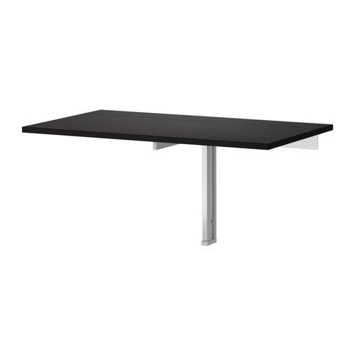 Ikea Wall Mounted Drop Leaf Table Brown Black 34210 52317 610