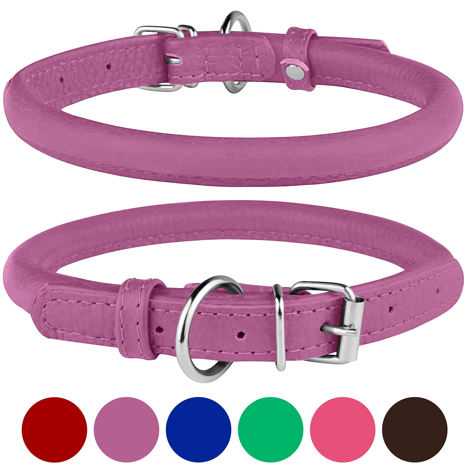 pink rope collar