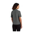 thumbnail image 2 of MERCER+METTLE Women's Stretch Jersey Polo | Short Sleeve Work Polo for Women, Moisture Wicking Jersey Shirt - Anchor Grey M, 2 of 4