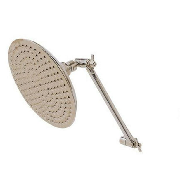Kingston Brass K136K8 8 Inch Large Shower Head And 10 Inch High-Low Shower Kit - Satin Nickel Finish