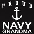 thumbnail image 3 of CafePress - Proud Navy Grandma Women's Dark T Shirt - Women's Traditional Fit Dark T-Shirt, 3 of 4