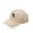 Khaki, variant on Girls Hat Heart Letter Embroidered Baseball Caps Kids Breathable School Outdoor Travel Headwear