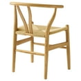 thumbnail image 6 of Side Dining Chair, Natural Brown, Wood, Bar Pub Cafe Bistro Dining Kitchen Hospitality Restaurant, Modern Contemporary, HB37795, 6 of 10