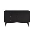 thumbnail image 5 of Desert Fields Larsen 3-Drawer TV Stand for TVs up to 58", Black, 5 of 9