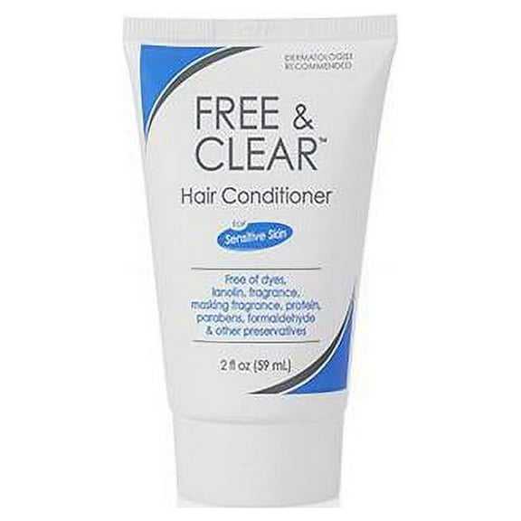 3 Pack Free & Clear Conditioner Travel Size 2oz Each