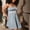 Blue, variant on Naittoop Sexy Lingerie for Women 2026 Satin Spaghetti Strap Nightgown Splicing Lace High Elastic Chemise A-Line Nightdress