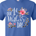 thumbnail image 4 of Inktastic Our First Mother's Day- Pink Flowers T-Shirt, 4 of 5