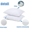 thumbnail image 4 of Kuyami Pillow, The Kuyami Pillows, Soft Gusseted Pillow for Back, Gusseted Design for Back, Stomach & Side Sleepers, Luxury Plush Soft Bed Pillows for Home & Hotel, 4 of 7