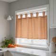 thumbnail image 3 of Durable Gingham Check Kitchen Window Valance, Rectangular Nylon Fabric Light Blocking Curtain for Kitchen Living Room Bedroom Dining Room, 39.37 X 17.72 Inches (Single Panel), 3 of 6