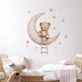 thumbnail image 1 of Adhesivos de pared bonitos con forma de oso y luna para decoración de habitación infantil, 30 x 90 c, 1 of 4