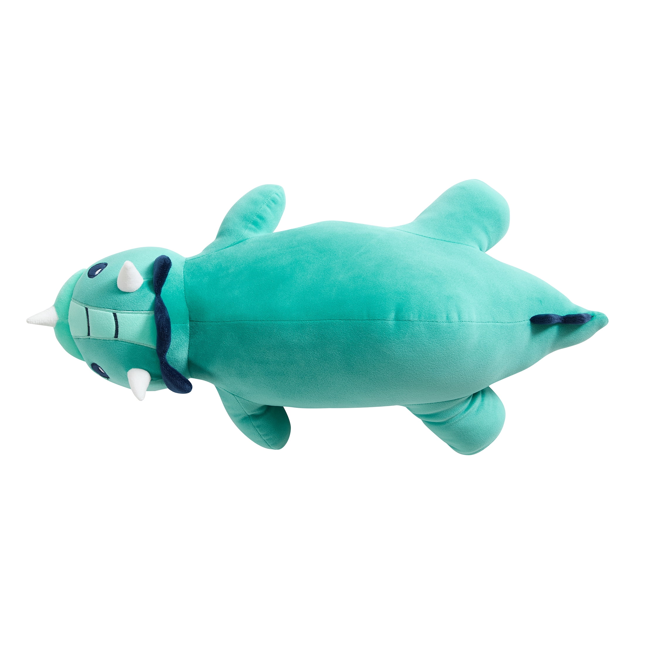 Your Zone Kids 24" x 7" Green Dino Weighted Plush Pillow