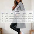 thumbnail image 3 of KICILVS Long Sherpa Jacket Women Fuzzy Button-Down Coat with Pockets Notched Collar Warm Winter Outerwear for Casual, 3 of 7