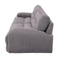 thumbnail image 6 of ACME Cadenza Corduroy Fabric Upholstered Rolled Armrests Loveseat in Gray, 6 of 14