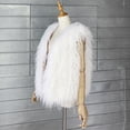 thumbnail image 6 of UAMVSH Women Fuzzy Fleece Vests Cropped Sleeveless Jackets Winter Warm Plush Coats Outwear Comfy Soft Waistcoat Ladies Fashion(Large,White), 6 of 6