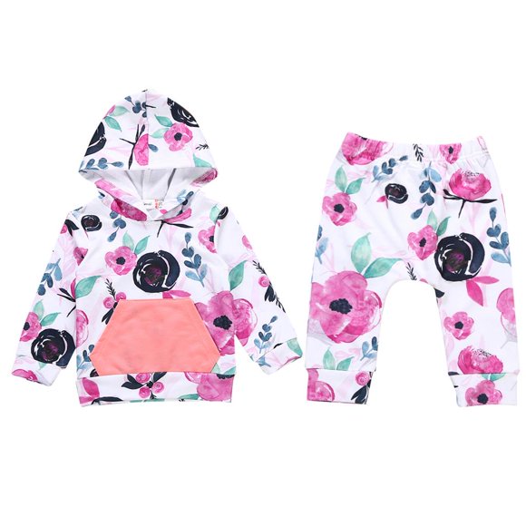 para bebés y niñas pequeña conjuntos de accesorios para fotografía, con capucha ropa para meses Hugo Conjunto de pantalones de niña