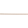 thumbnail image 3 of Leslie's 14K Rose Gold 1.5mm Diamond-Cut Rope Chain (Weight: 3.78 Grams, Length: 18 Inches), 3 of 4