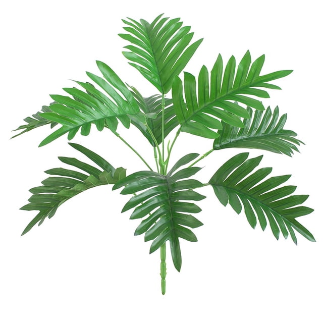 Planta artificial Hoja Oficina en casa Verdor Decoración Banquete de boda Planta falsa de plástico, Tipo de hoja 5 kenally HA6782-09B