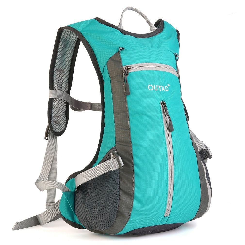 LIVEYOUNG 15L Outdoor Backpack Riding Backpack Camping Bag with Helmet