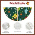 thumbnail image 3 of Fuzoiu Sport Monster Print Christmas Tree Skirt,Xmas Christmas Decorations,Xmas Tree Mat for Farmhouse Holiday New Years Home Party Decor Tree Rugs-30", 3 of 6