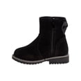 thumbnail image 2 of Rugged Bear Toddler Girls Low Top Boots, Jet Black, 5, 2 of 5
