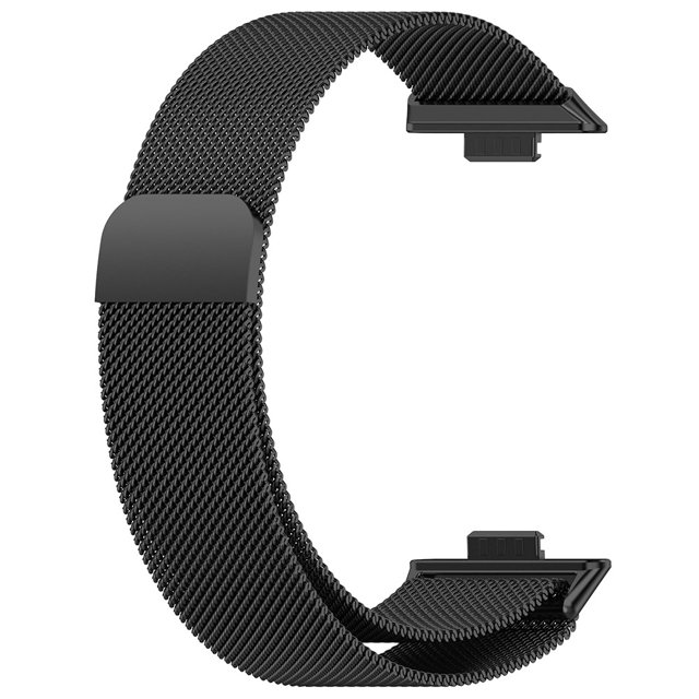Correa Reloj Ajustable Con Correa Magnética Milanesa para Huawei Watch Fit 3 (negro)