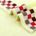 thumbnail image 4 of REGALWOVEN Hand Towels for Bathroom Cotton Striped Pattern Absorbent Soft Decorative Hands Face Towel Light Yellow 4-Piece, 4 of 5