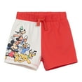 thumbnail image 5 of Disney Mickey Mouse Goofy Donald Duck T-Shirt and French Terry Shorts Outfit Set Newborn to Infant, 5 of 5