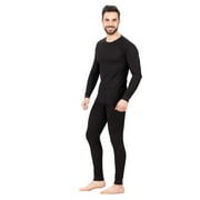 P&S Cotton Waffle Knit Thermal Underwear Set 2pc for Men Shirt Long John