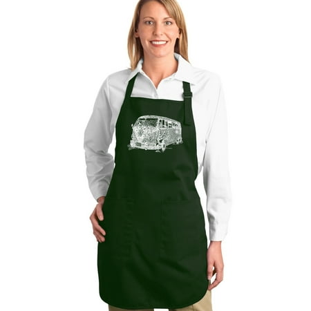 

LA Pop Art Full Length Word Art Apron - THE 70 S