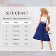 thumbnail image 2 of TEMOFON Skirts for Women Adjustable Waist A-Line Skirt Ice Silk Feel Skirt for Women Comfortable and Versatile Skirt, 2 of 4