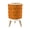 Color 4, variant on Small Trash Can with Lid Turquoise Brown Southwestern Tribal Geometric 1.8 Gallon Dog Proof Trash Can Round Garbage Can Waste Bin Wastebasket for Bathroom Bedroom Living Room