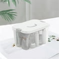 thumbnail image 5 of Gnwei Plastic Storage Containers with Lids - Clear Storage Bins with Lids, Stackable Storage Containers for Organizing, Small Plastic Storage Box with Lid, Black Handle and Latches, 5 of 9