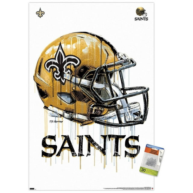 NFL New Orleans Saints - Casque anti-goutte 20
