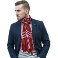 thumbnail image 2 of Little Earth - NFL Crinkle Plaid Scarf, Atlanta Falcons, 2 of 3
