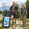thumbnail image 3 of 64GB Mini Thumb Action Camera , 1080P HD Wearable Mini Body  Cam, Wearable Video Recorder,Helmet Mount, Magnetic Sport DV for Cycling, Motorcycle ,Pet, Vlog (Black), 3 of 6
