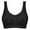 Black, variant on Sngxgn Sports Bras Padded Cropped Bras for Yoga Workout Fitness Low Impact(White,XL)