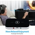 thumbnail image 7 of Bluetooth 5.0 Transmitter Receiver, 2-in-1 Wireless Audio Adapter,3.5mm AUX RCA Adapter for TV PC Headphones Car Home Stereo System, 7 of 7