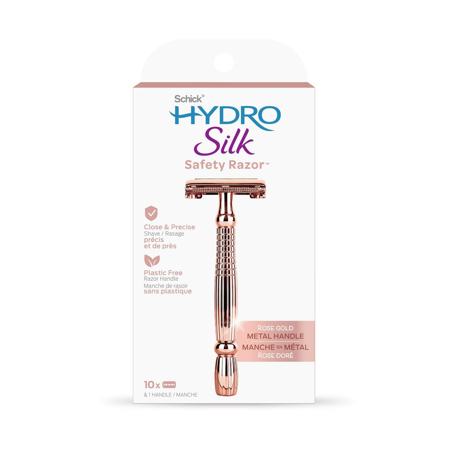 Schick® Hydro Silk Rose Gold Double Edge Safety Razor - Walmart.ca