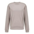 thumbnail image 3 of BODOAO Oversized Sweatshirt for Women,2025 Fall Casual Crewneck Pullover Sweatshirt Soft Comfy Long Sleeve Sweatshirt Loose Fit Cute Hoodies Y2K Tunic Tops Sweaters Comfy Fall Outfits Khaki XXL, 3 of 9