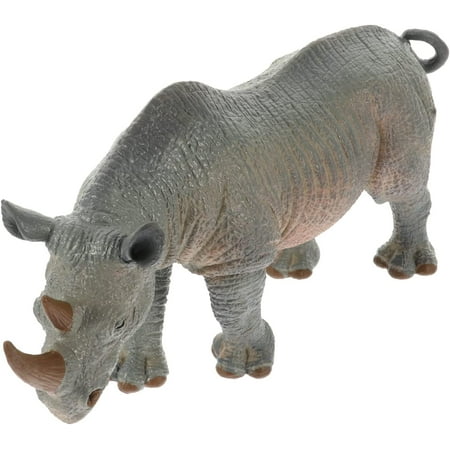 Rhinoceros Figurine Toy Rhinoceros Figure Model Wild Animal Toys Jungle 