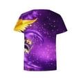 thumbnail image 4 of RKSTN Women's Oversized Mardi Gras T Shirts Crewneck Funny Carnival Graphic Printed Short Sleeve Shirts Tops Womens Casual Summer Plus Size Round Neck Loose Fits Comfy Holiday Tee Shirts, 4 of 5