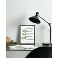 thumbnail image 3 of 8x10in Black Framed Motivational Wall Art I've Learned That People Will Never Forget How You Made Them Feel Inspirational Quote Positive Posters Office Home Decor, 3 of 5