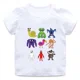 thumbnail image 3 of Camiseta de algodón con estampado de dibujos animados para niños, juego popular, Garten of Banban, ropa divertida y bonita para niñas, camiseta informal de verano para bebés y niños, mangas cortas, 3 of 5