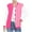 Pink, variant on Winter Coats for Women Trendy Button down Lightweight Jacket Crew Neck Stripe Long Sleeve Outerwear with Pockets