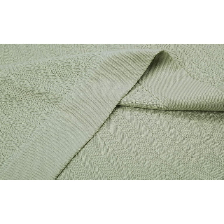 Threadmill Home Linen King Size Cotton Herringbone Lightweight