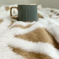 thumbnail image 3 of LOMAO Sherpa Fleece Blanket Fuzzy Soft Throw Blanket Dual Sided Blanket for Couch Sofa Bed (Khaki,90"x90"), 3 of 8