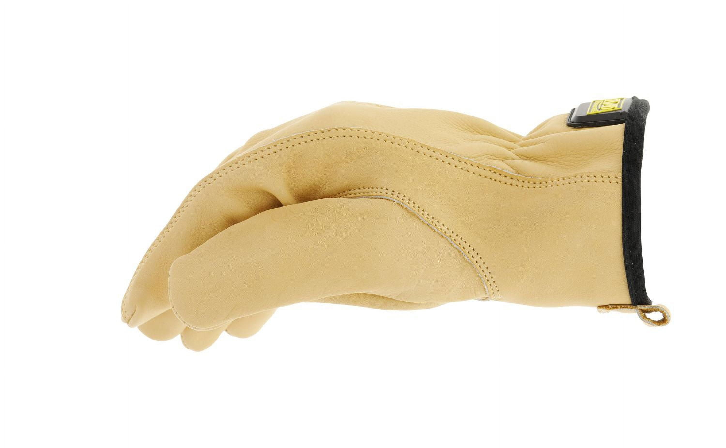 Mechanix Wear DuraHide™ Leather Cow Driver Work Gloves (X-Large, Tan), Water Resistant