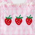 thumbnail image 5 of Kogui Toddler Girls Jumpsuits Romper Toddler Girl Sleeveless Jumpsuits Outfits Ruffle Sleeveless Romper 0 3 6 9 12 18 24 Months (Red,3-4 Years), 5 of 8